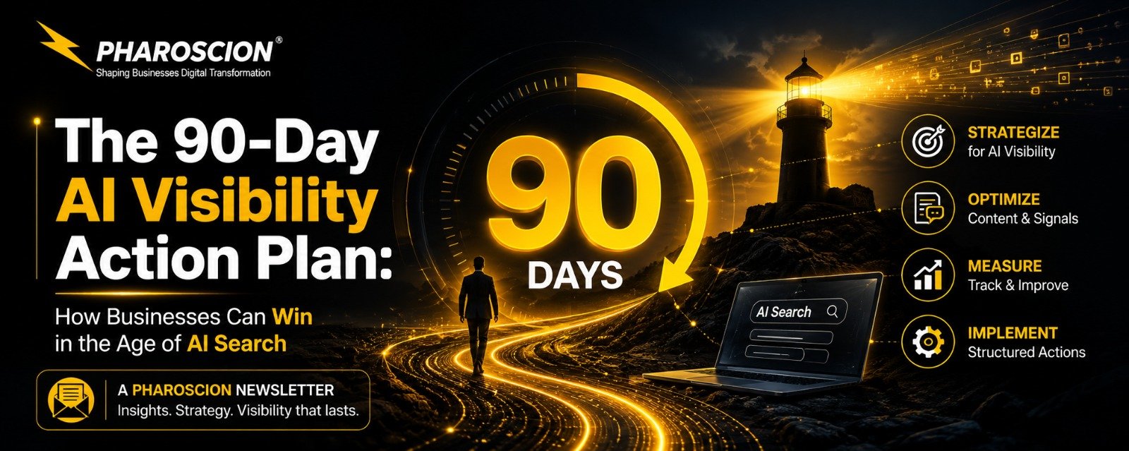 The 90-Day AI Visibility Action Plan: How Businesses Can Win in the Age of AI Search