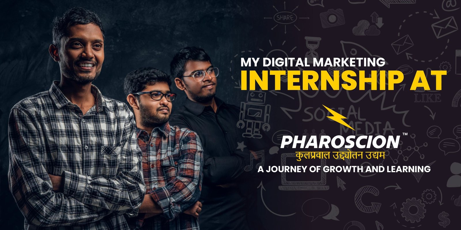 My Digital Marketing Internship at Pharoscion Global: A Journey of Growth and Learning