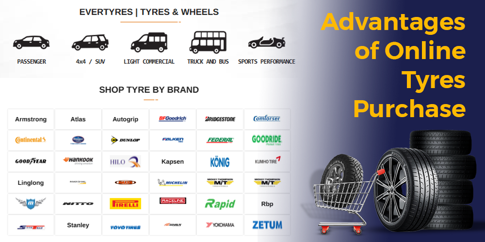 Smart Driving, Smarter Shopping: Unlocking the Top Advantages of Online Tyre Purchases
